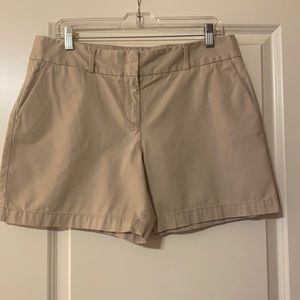 Loft Khaki Twill Shorts Size 10